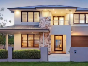 Fully Furnished Two-Storey Galvanized Light Gauge Steel Prefab Villa for Apartment Hotel House Use