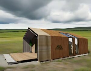 High End Waterproof Wooden Modular House Quick Build Residential Villa Apartment Hotel Office Building Kit Home