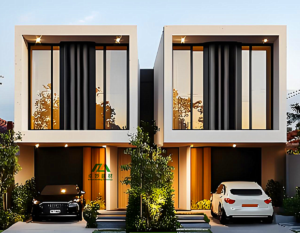 High Quality Steel Structure Duplex for Villa and Apartment Use