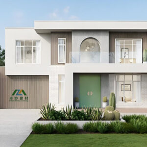 Modern Luxury 4 Bedroom Durable Galvanized Light Gauge Steel Waterproof Apartment Hotel Residential Use Light Steel Villa