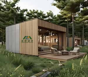 Hot Selling Durable Contemporary Waterproof Prefab Log Cabin Wooden Houses Home for Hotel Resort