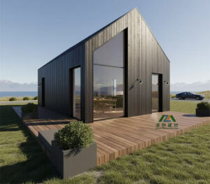 Fast Delivery Solar Powered Eco-Friendly Durable Contemporary Waterproof Prefab Log Cabin Wooden Houses Home for Hotel Resort