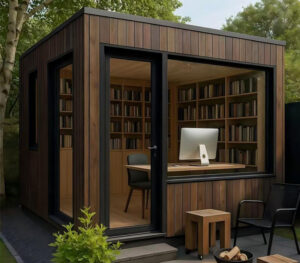 High Quality Prefab Wooden Cabin House for Resort Office Use