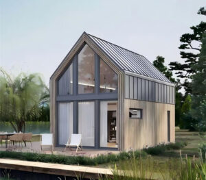 Easy Assembly Wooden Cabin Home for Residential Use