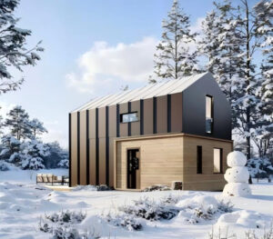 The "Horizon" Series: Panoramic Glass Prefab Cabin Home for Glamping