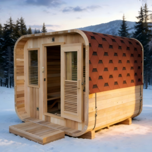 Compact yet spacious – the sauna solution for modern living.