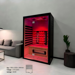 Upgrade your health today with this premium, durable sauna.